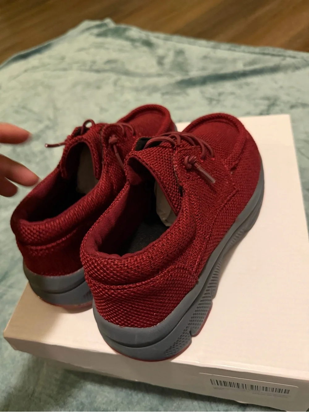Kids Casual Knit Sneakers - Red